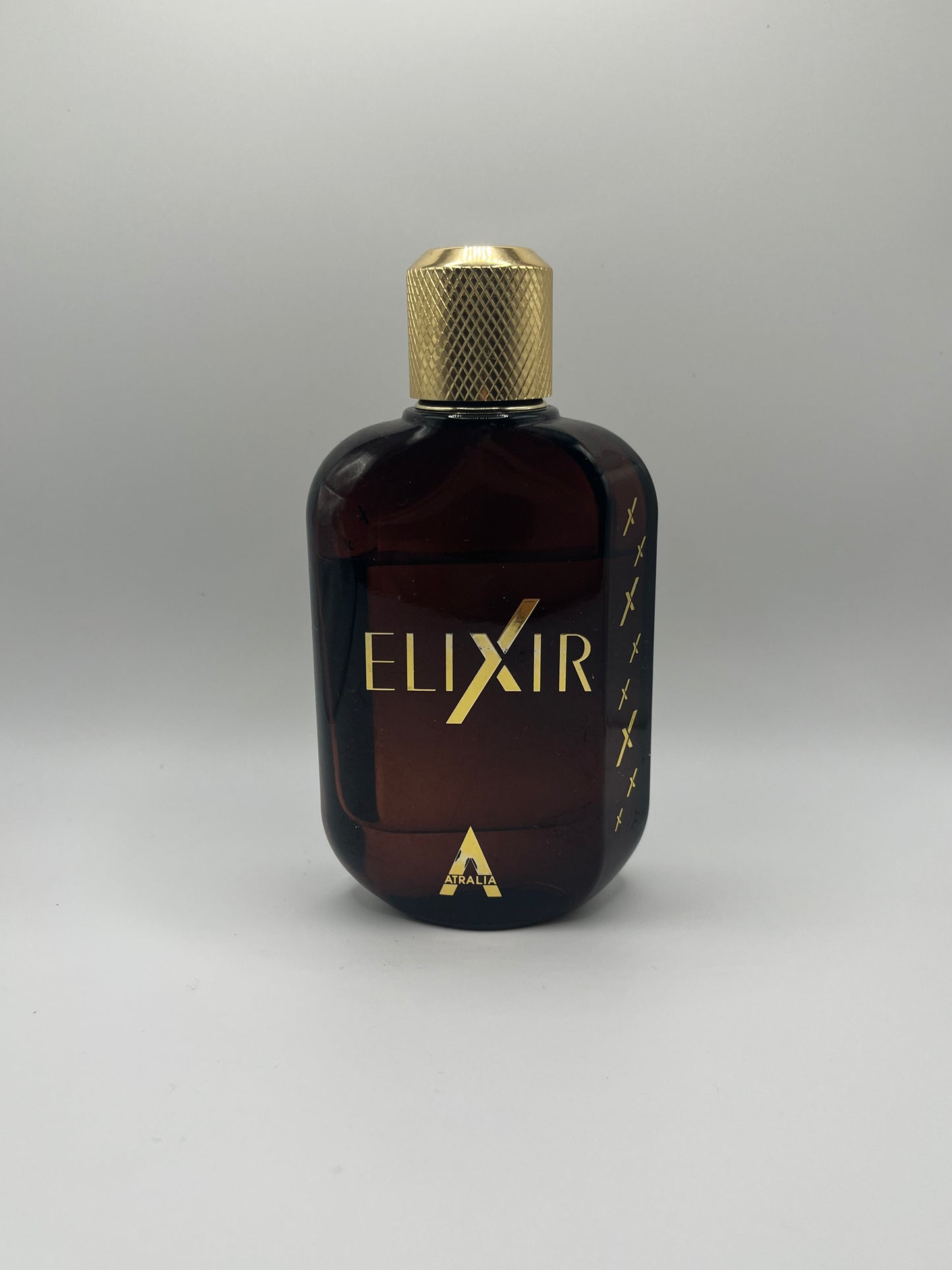 Elixir by Atralia fragrance decant – inspired by JPG Le Male Elixir, featuring fresh green fougère, amber, and herbaceous notes.