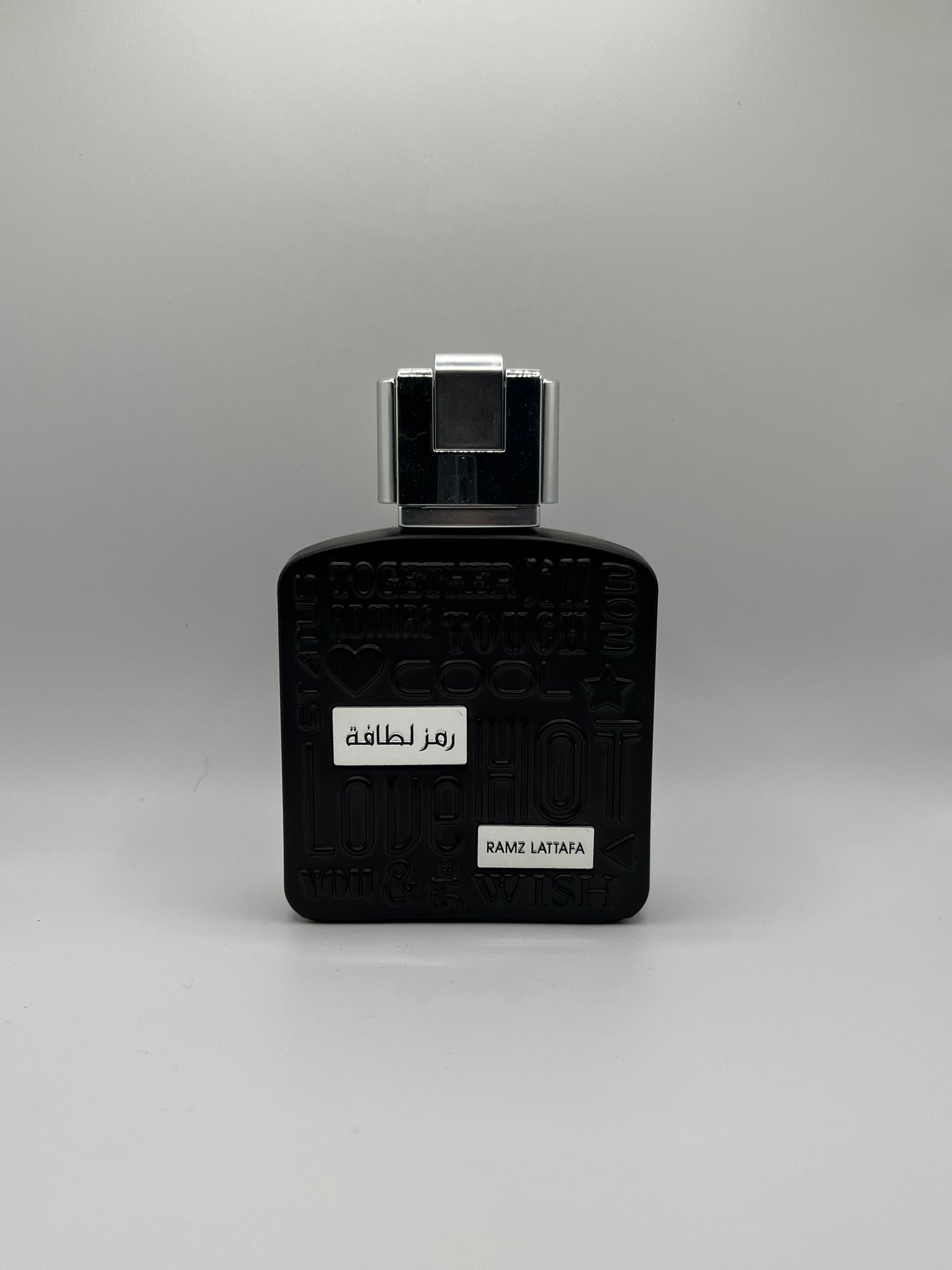 Ramz Silver decant bottle – fresh and spicy men’s cologne inspired by JPG Ultramale with pear, vanilla, and cardamom notes.
