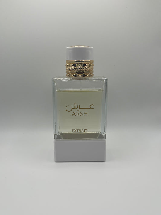 Arsh decant – fresh citrus woody fragrance inspired by L’Homme Idéal Platine Privé with grapefruit, almond, neroli, vetiver, and musk.

