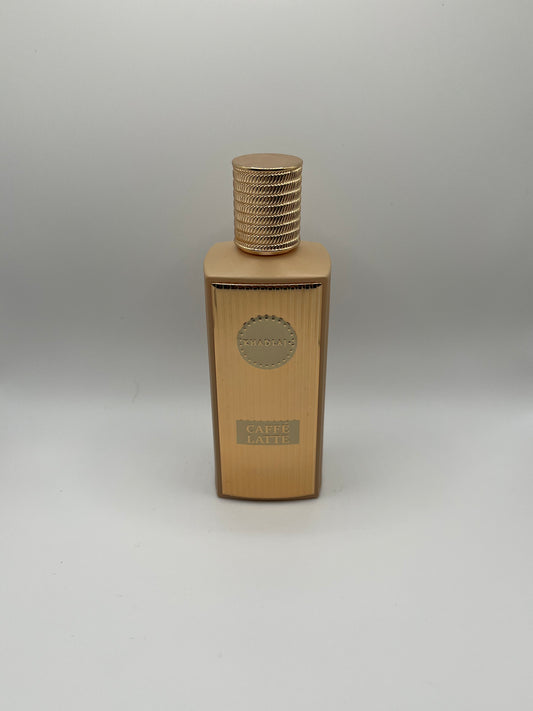 Caffe Latte perfume decant – inspired by Mancera Amore Café, with creamy coffee, almond, vanilla, and caramel notes.

