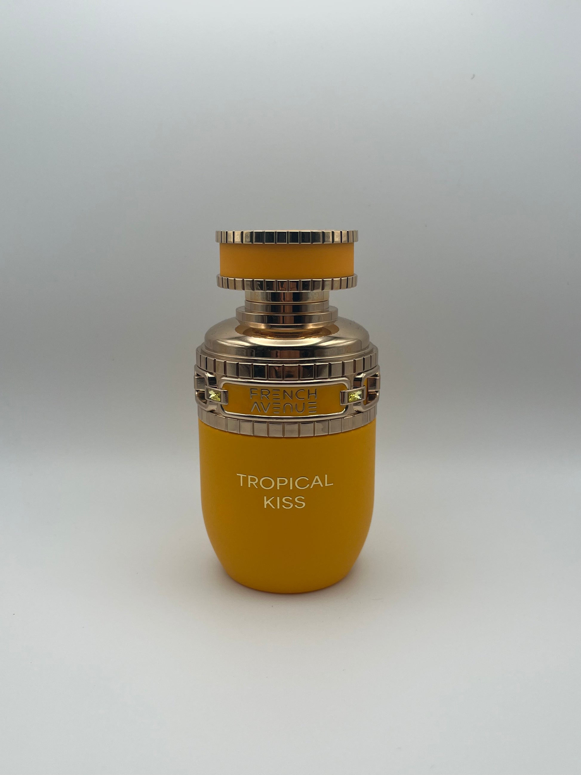 Tropical Kiss by French Avenue decant – fruity floral perfume with pineapple, mango, coconut, and vanilla notes.